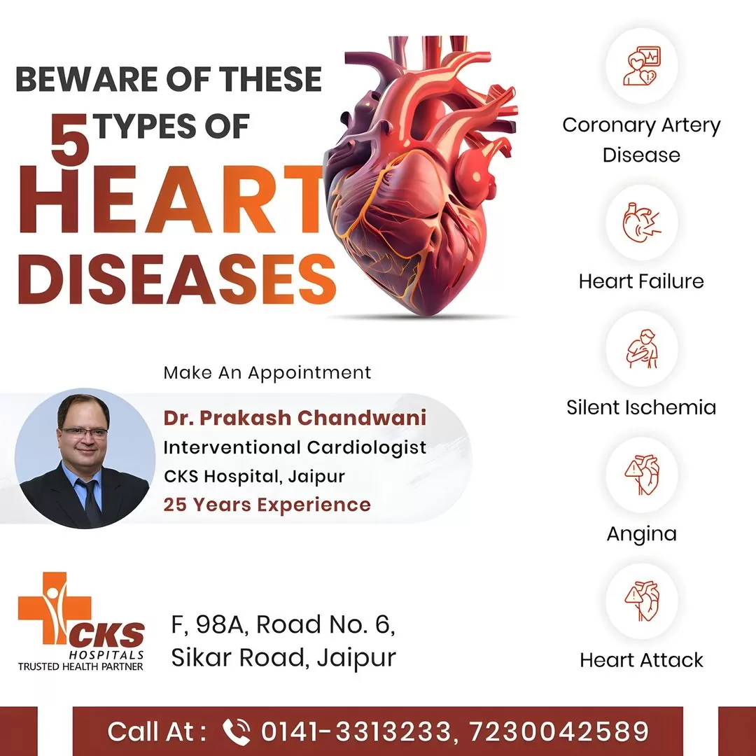 BEWARE OF THESE 5 HEART TYPES OF DISEASES